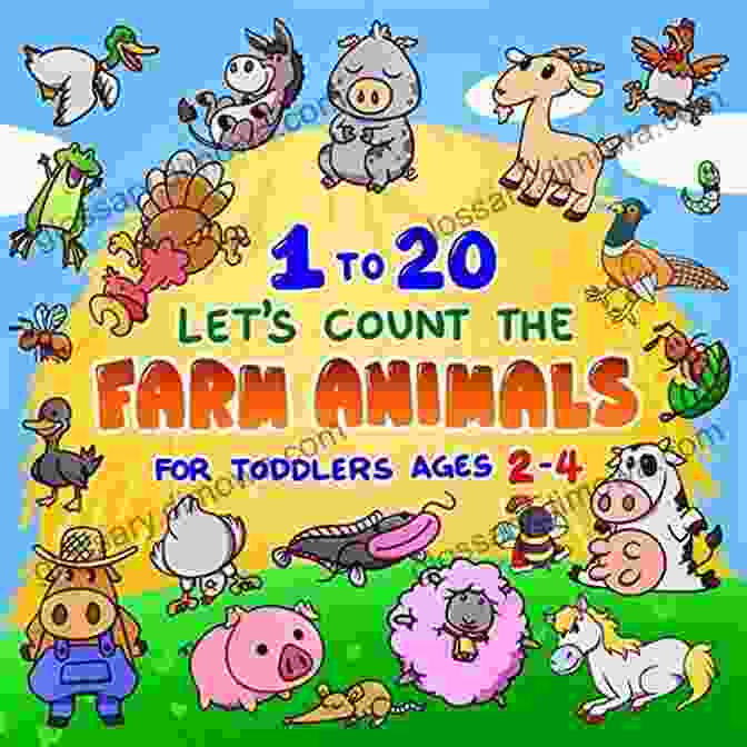 A Child Counting Colorful Farm Animals On A Book Page James Goes To The Farm: Children S Farm Family Rhyme And Counting