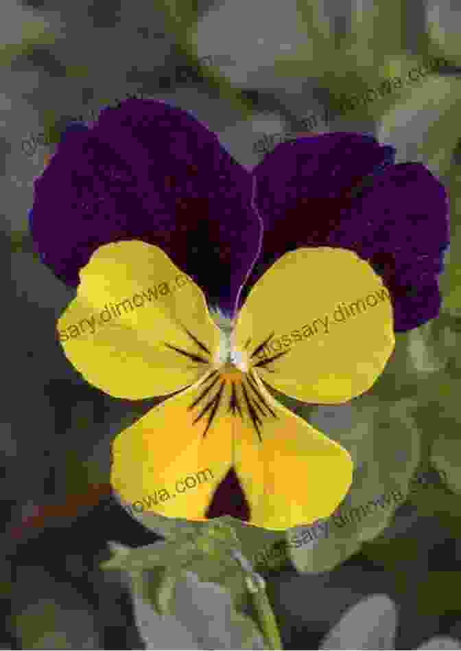 A Cluster Of Purple And Yellow Pansies With Velvety Petals Birthday Flowers And Flower Language November Illustration Collection: Birthday Flower Drawn Without Draft In About 5 Minutes