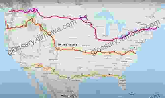 A Map Of The World With A Bike Route Highlighted Every Inch Of The Way My Bike Ride Around The World (Cycling Adventures Around The World 1)