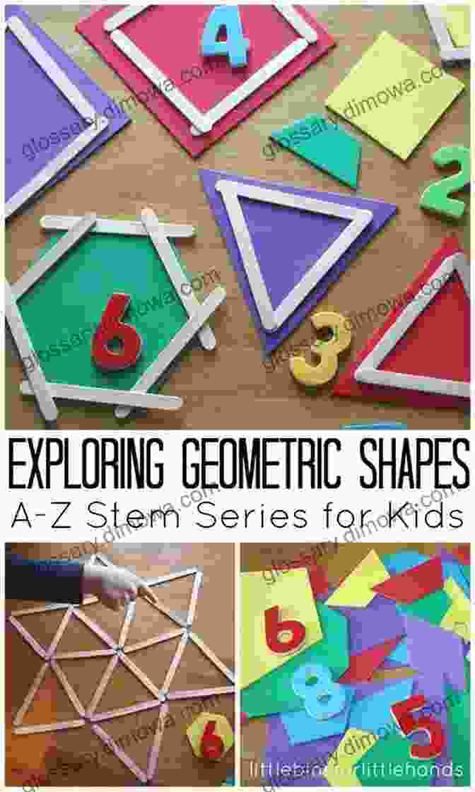 Children Learning About STEM Concepts With Geometric Shapes Colorful Geometry For Kids Frida Nilsson