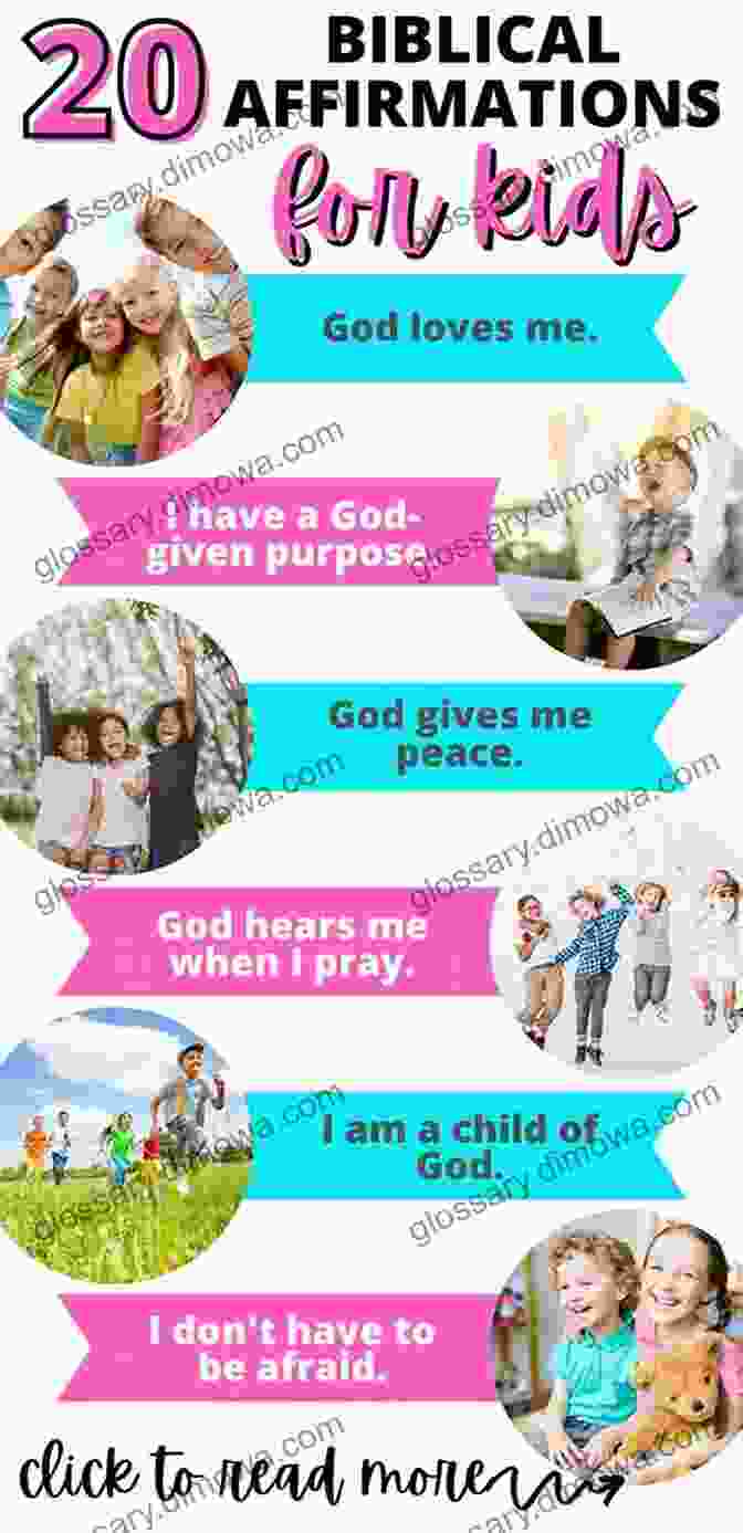 Sample Page From 'My Book Of Biblical Affirmations For Kids' Featuring A Colorful Design And An Inspiring Affirmation My A Z Of Biblical Affirmations For Kids