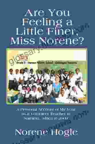 Are You Feeling a Little Finer Miss Norene?: A Personal Account of My Year as a Volunteer Teacher in Namibia Africa in 2009